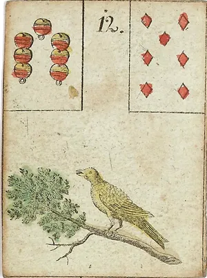 Os Pássaros, carta 12 do baralho cigano