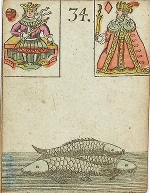 Os Peixes, carta 34 do baralho cigano