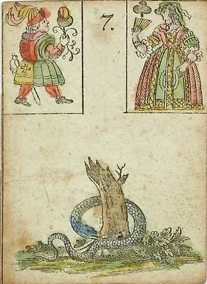 A Serpente, carta 7 do baralho cigano