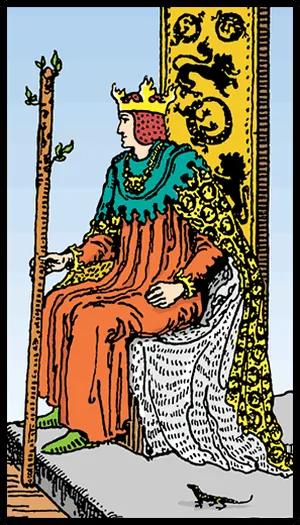 Asaların Kralı tarot kartı