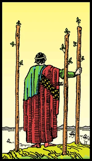 Asaların Üçlüsü tarot kartı