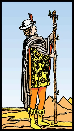Asaların Uşağı tarot kartı