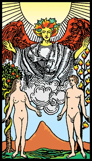 Aşıklar tarot kartı