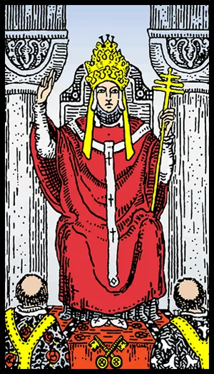 Aziz tarot kartı