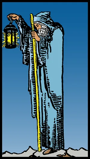 Ermiş tarot kartı