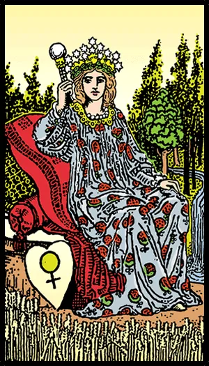 İmparatoriçe tarot kartı