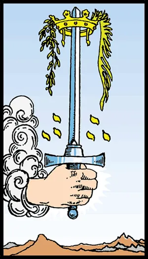 Kılıçların Ası tarot kartı