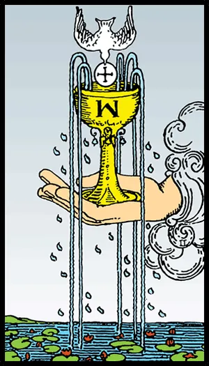 Kupaların Ası tarot kartı