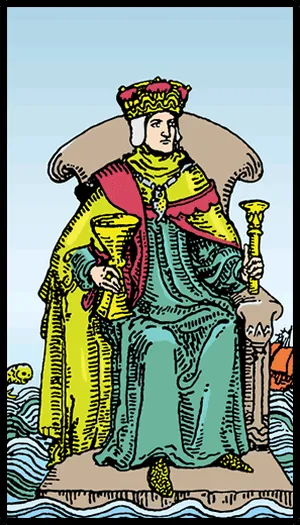 Kupaların Kralı tarot kartı
