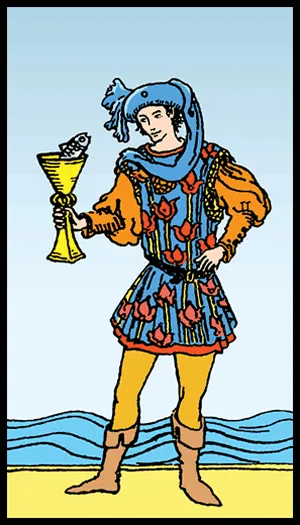 Kupaların Uşağı tarot kartı