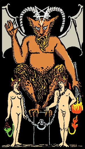 Şeytan tarot kartı