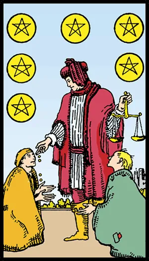 Tılsımların Altılısı tarot kartı