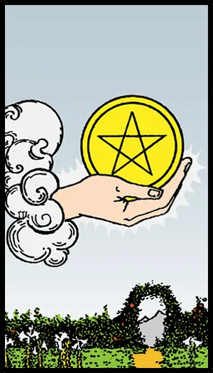 Tılsımların Ası tarot kartı