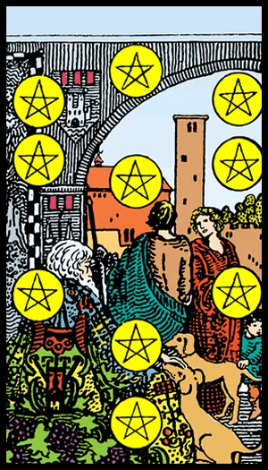 Tılsımların Onlusu tarot kartı
