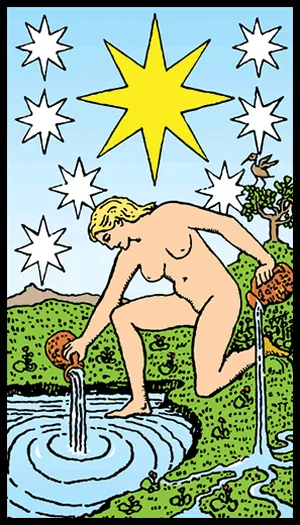Yıldız tarot kartı